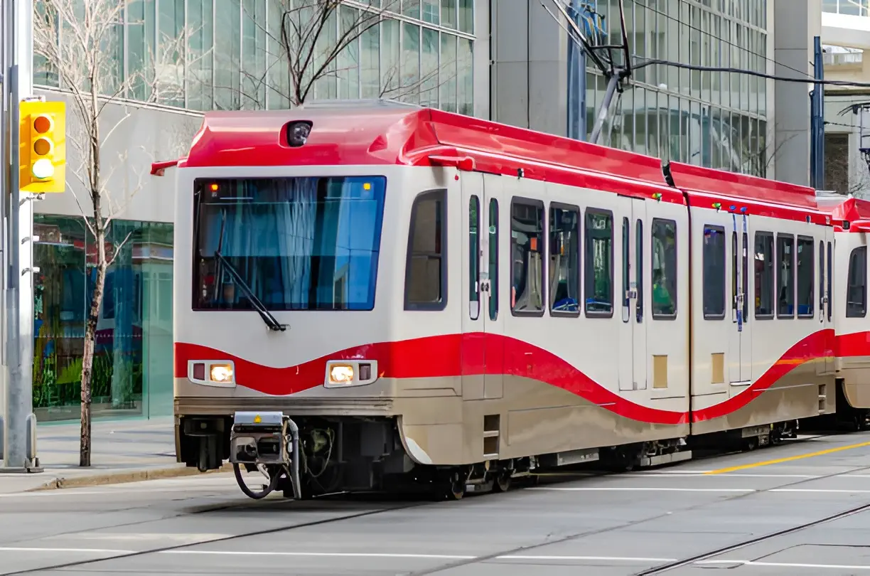 Calgary transit - Bridge to Oasis